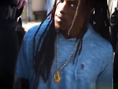 デカパイ, ブロンド, フェラチオ, 巨乳な, カワイイ, 異人種間, アウトドア, 三人