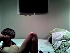 Amateur, Blonde, Sucer une bite, Couple, Français, Petite amie, Hard