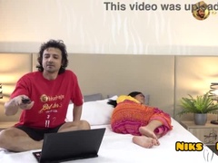 舐める尻, デカチン, デカパイ, バック, 家族, インド人, 淫乱熟女, ラフ