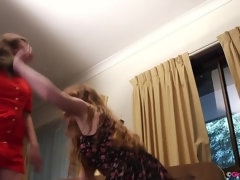 挿入, オーガズム, アウトドア, 赤毛, シャワー