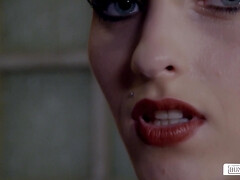 Incroyable, Cul, Noire, Blonde, Dingue, Européenne, Bureau, Épouse