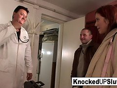 Kont, Pijpbeurt, Sperma shot, Hd, Naakt, Zwanger, Roodharige vrouw, Zoon