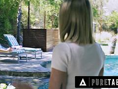 PURE TABOO Exchange Student Lilly Bell CAUGHT Femdom Stepmommy Penny Barber Fucking Her Stepson!: Porn
