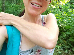 Pieds, De plein air, Petite femme, Public, Chaussettes