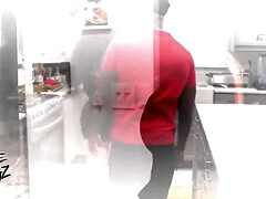 Gros cul, Gros seins, Plantureuse, Noir ébène, Hard, Interracial, Monstre, De plein air