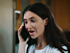 フェラチオ, 茶髪の, 毛深い, ハードコア, フェラする, ティーン, オッパイの