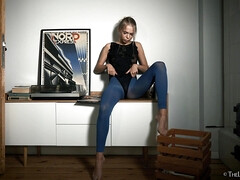 Blondine, Hd, Masturbation, Zierlich, Solo, Titten