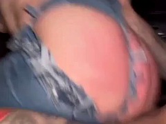 Amateur, Sucer une bite, Fille latino, Public