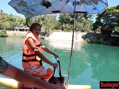 Enthousiasteling, Aziatisch, Grote kont, Lul, Hondjeshouding, Vriendin, Hd, Thais