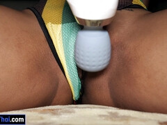 Asiatisch, Grosser arsch, Schwarz, Hausfrau, Lecken, Masturbation, Muschi, Ehefrau