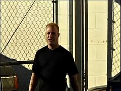 Cute blonde thanks man who fixed her car