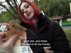 フェラチオ, イギリス人, イマラチオ, ハメ撮り, 公共, 赤毛, ガリガリ, オッパイの