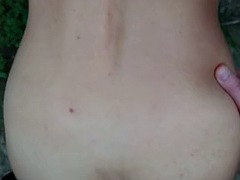 Amateur, Sucer une bite, Brunette brune, Tir de sperme, Européenne, Hard, De plein air, Adolescente