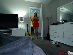 デカパイ, フェラチオ, 茶髪の, チン, ハメ撮り, 現実