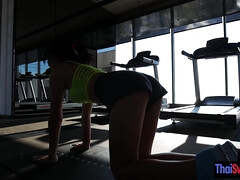 18 ans, Asiatique, Sucer une bite, Queue, Hard, Petite femme, Pov, Rugueux