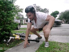 Tetas grandes, Mamada, Tetona, Pareja, Garganta profunda, Estilo perrito, Latina, Tetas naturales