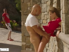 Kont, Kont naar mond, Jonge meid, Lul, Harig, Likken, Pornster, Tiener