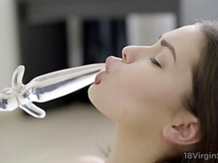 Leie, Blondine, Dildo, Hd, Masturbation, Titten, Spielzeuge, Jungfrau
