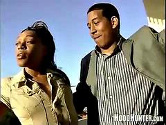 Nana, Grosse bite, Noire, Sucer une bite, Tir de sperme, Hard, Massage, Nénés