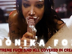 Extreme Fuck, Facefuck, Fist, Piss, Squirt, Prolapse, Rimming And All Covered In Cream - Monika Fox And Rose Bud