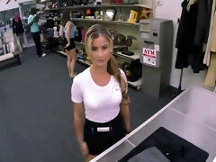 Waitress Needs Cash - busty teen POV