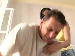 Pijpbeurt, Sperma in mond, Handbeurt, Hardcore, Hongaars, Ondergoed, Doordringend, Tieten likken