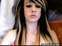18 ans, Blonde, Adolescente, Nénés, Webcam