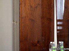 Pijpbeurt, Sperma shot, Vriendin, Hd, Likken, Roodharige vrouw, Rijden, Tiener