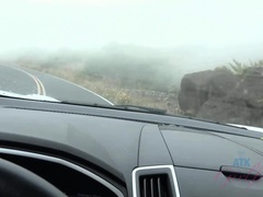 Braunhaarige, Orgasmus, Im freien, Öffentlich, Muschi, Rasiert, Abendanzug, Titten