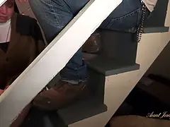 素人, アメリカ人, フェラチオ, 巨乳な, 毛深い, 熟年, 淫乱熟女, 叫ぶ