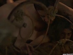 ぽっちゃり, セレブ, カップル, グループ, 公共