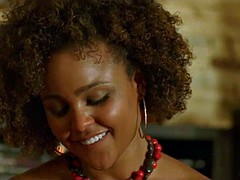 Gorda, Tetas grandes, Negro, Celebridad, Ébano, Tetas