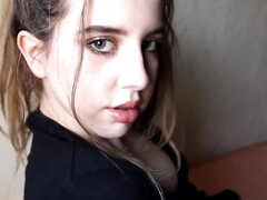 Leie, Blondine, Blasen, Paar, Süss, Hotel, Pov, Ehefrau