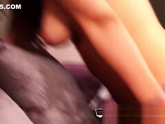 Jessica goes over the contract with newbie swinger couple