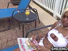 Badpak, Zwart, Zwart, Naakt, Buiten, Biljart