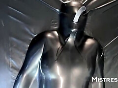 Sadomasochismus, Fesselspiele, Braunhaarige, Weibliche domination, Fetisch, Hd, Latex, Kurzes haar