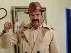 お尻, 舐める尻, フェラチオ, ラティーナ, なめる, マッサージ, ティーン, オッパイの