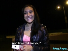 Public Agent - Shy Darkhaired Babe Fucks Her Way To A New Phone 1