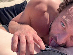 Strand, Im freien, Öffentlich, Muschi