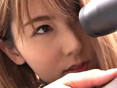 アジア人, 美女, 緊縛, フェラチオ, 茶髪の, フェティッシュ, 日本人