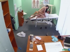 素人, フェラチオ, 中出し, バック, 指いじり, 看護婦, オマンコ, ユニフォーム