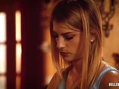 Hot girl Kristen Scott getting her pussy wet and juicy