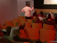 Bondage domination sadisme masochisme, Sucer une bite, Brunette brune, Queue, Domination, Hd, Douleur, Public