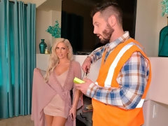 Arsch, Grosse titten, Blondine, Hundestellung, Handjob, Küssen, Milf, Strümpfe