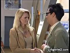 アナル, デカパイ, ブロンド, ドイツ人, オッパイの