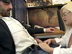 デカチン, デカパイ, フェラチオ, イギリス人, お婆さん, オナニー, 熟年, 淫乱熟女