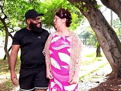 BBW Mature Redhead Gets Her Ass Stretched Rough on a Bus - Extreme Anal & Titty Fucking