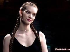 Blondine, Fesselspiele, Fingern, Handschuhe, Hd, Rotschopf, Rau, Sklave