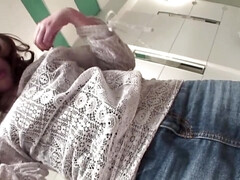 Asiático, Tetas grandes, Engañando, Polla, Pajear, Marido, Japonés, Madres para coger