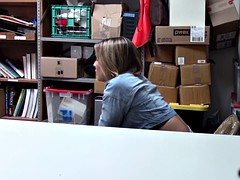 LP Officer screwing Blair Williams hard on the desk